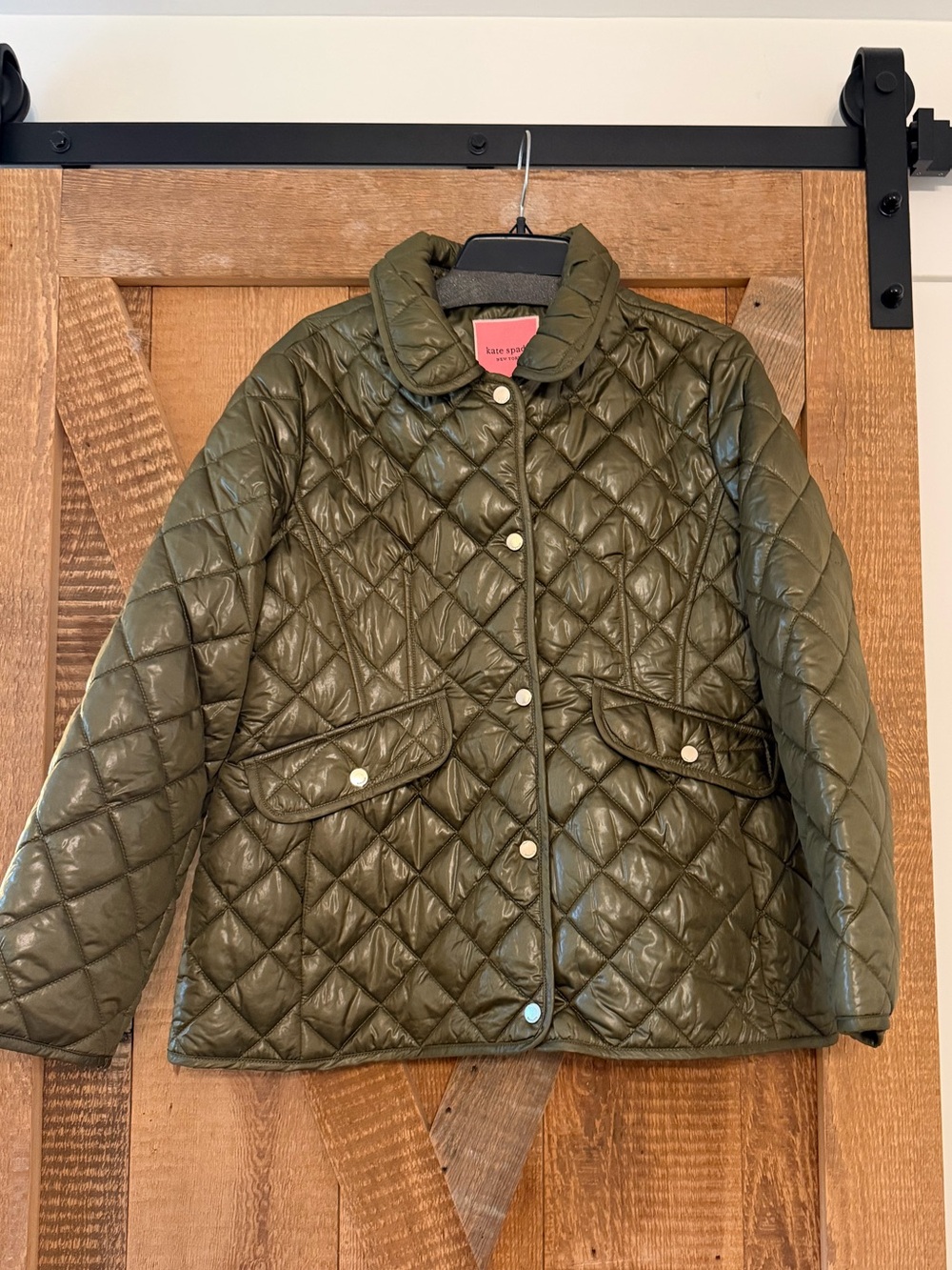 Kate Spade Quilted Snap Jacket XL